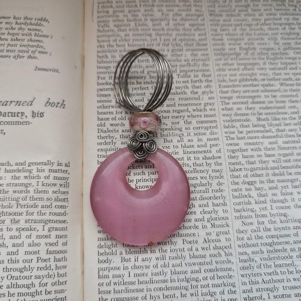 Pink Pendant Keychain - Picture 4 of 6